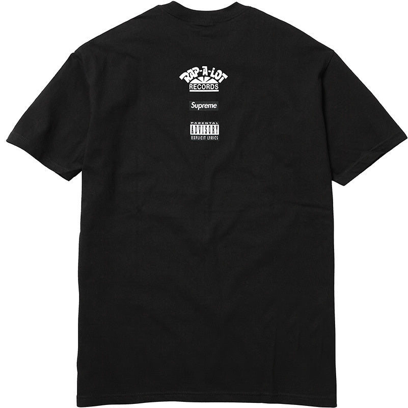 Supreme Rap A Lot Records Tee Black – CURATEDSUPPLY.COM