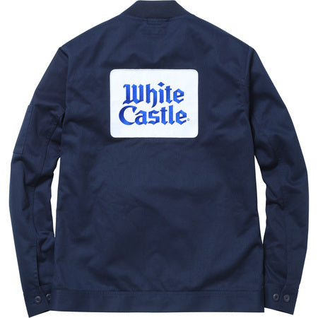supreme white castle jacket