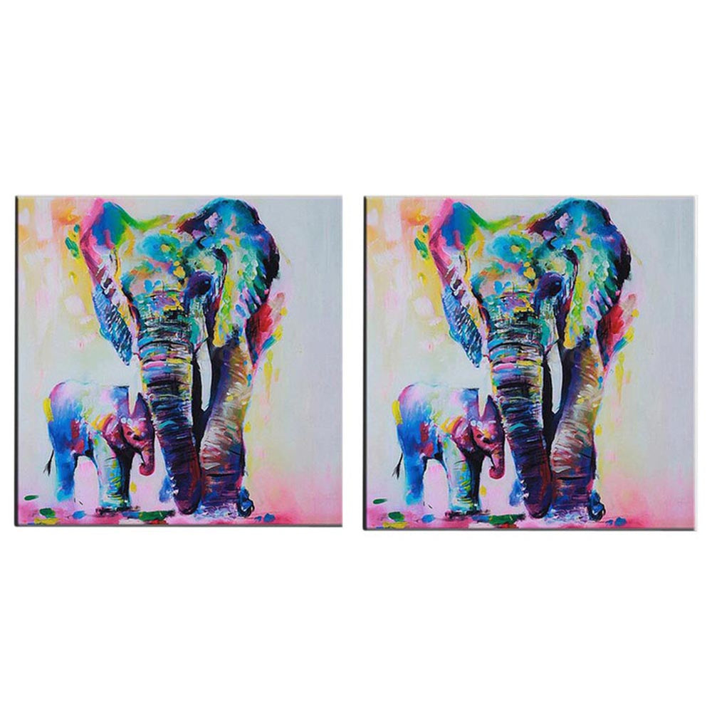 Download New Watercolor Elephant Inkjet Frameless Canvas Art Paintings Oil Colo Modern Wall Art Online Store