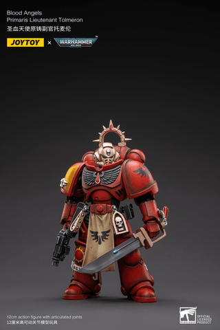 JOYTOY Warhammer 40K Blood Angels Primaris Lieutenant Tolmeron