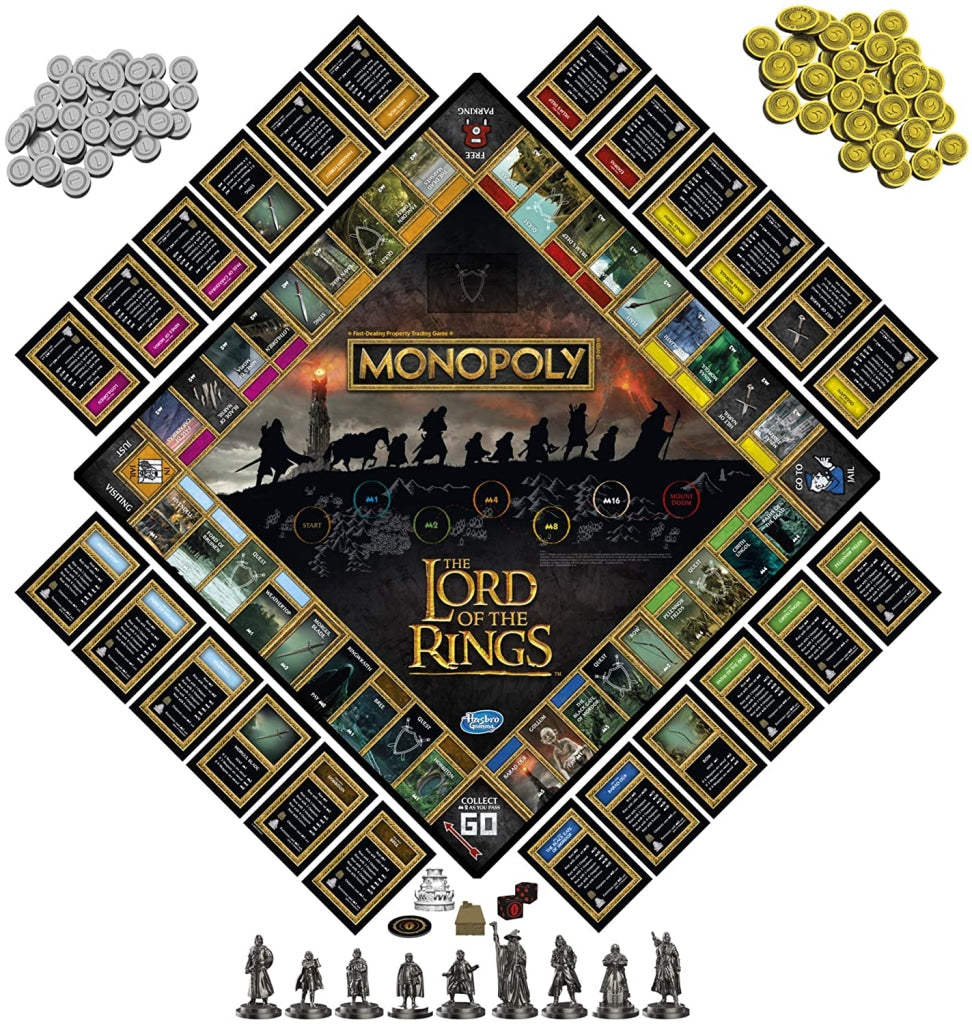 lord of the rings monopoly rules