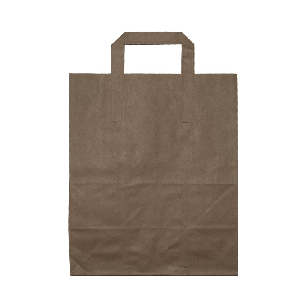 Paper Bags Brown|Wholesale Takeaway Bags| Greaseproof Bags|Large x 250 | Streetfood Packaging