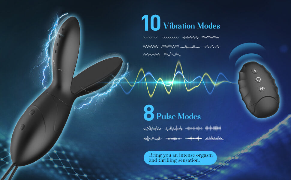 Utimi Vibrating Anal Plug Vibrator with Electric Shock -  5