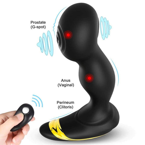 Utimi vibrating prostate massager with remote control