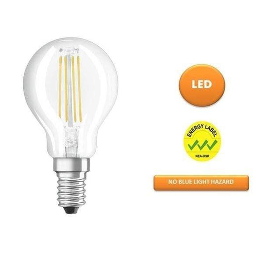 OSRAM A40 E27 Clear LED Filament Bulb, decoration lights for home