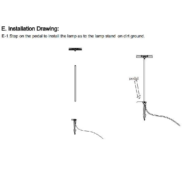 led lawn lamp