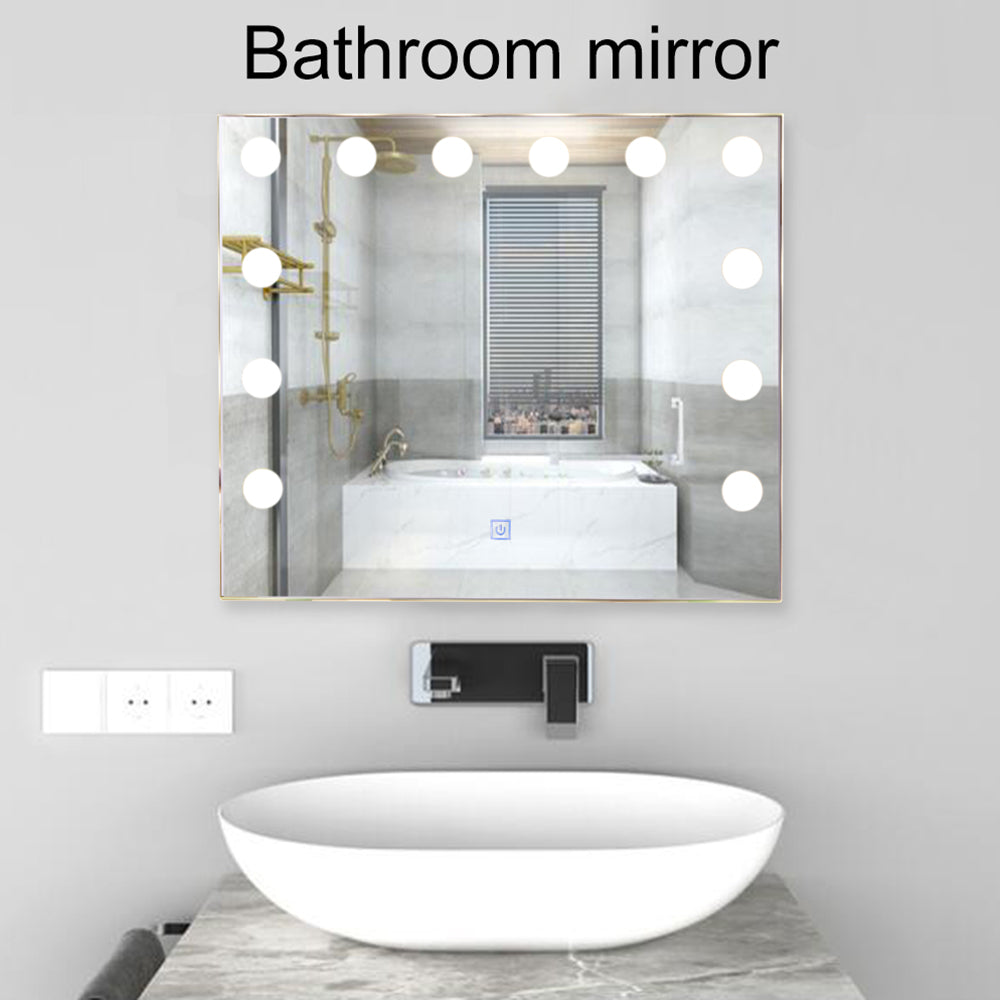 Hollywood Vanity Makeup Mirror Lighted Bathroom Mirror With 14 Led Dim Chende Hollywood Vanity Mirror