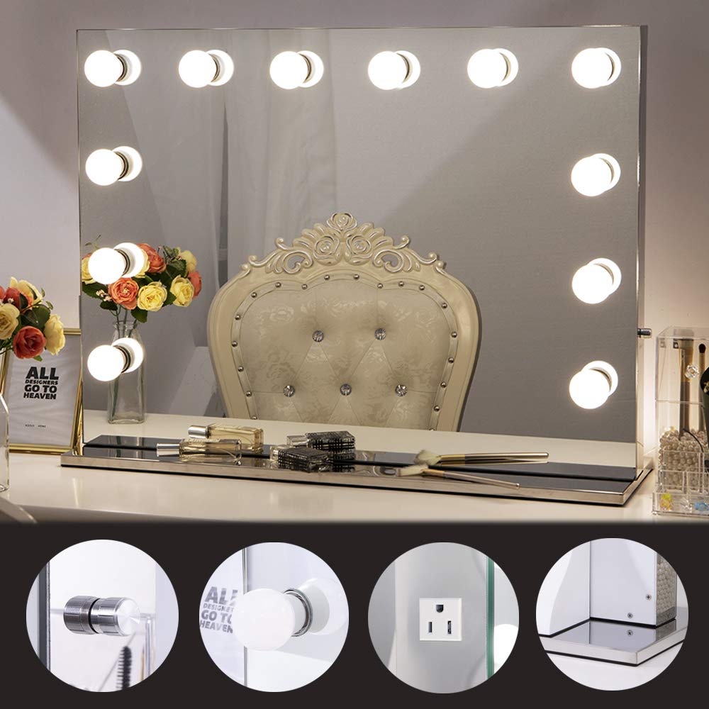 large makeup mirror stand