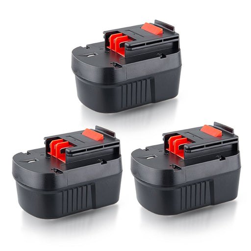 2-Pack - Replacement for Black & Decker BDGL1440 Battery Compatible with  Black & Decker 14.4V HPB14 Power Tool Battery (2000mAh NICD)