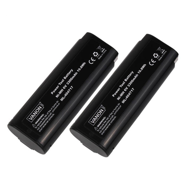 2 Pack For Paslode 404717 6v 3300mah Ni-mh Battery