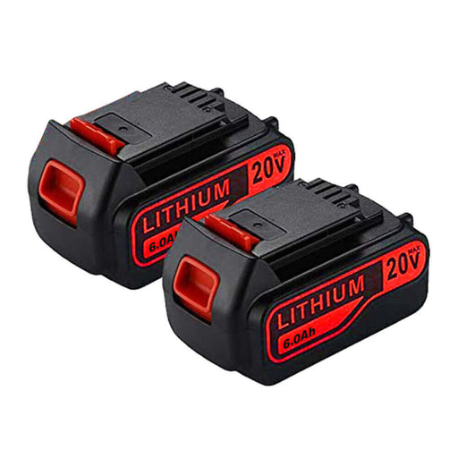 2X 20V 4.0Ah For Black and Decker 20 Volt Lithium Battery LBXR20 LST220  LBX20 US