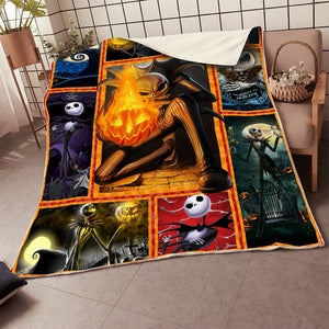 TNBC Blanket Pumpkin King Of Halloween 3D Blanket