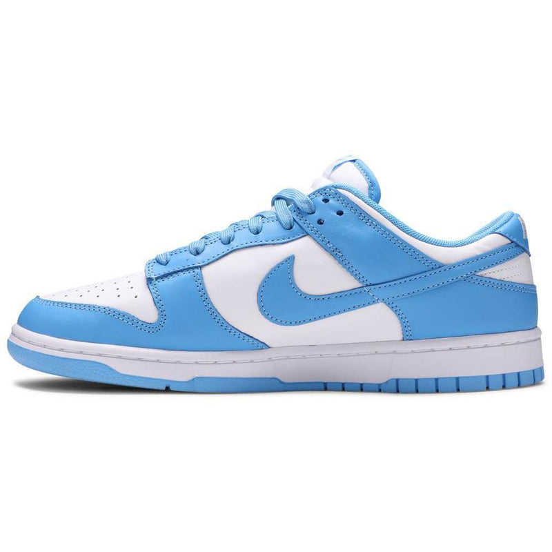 university blue and white dunks