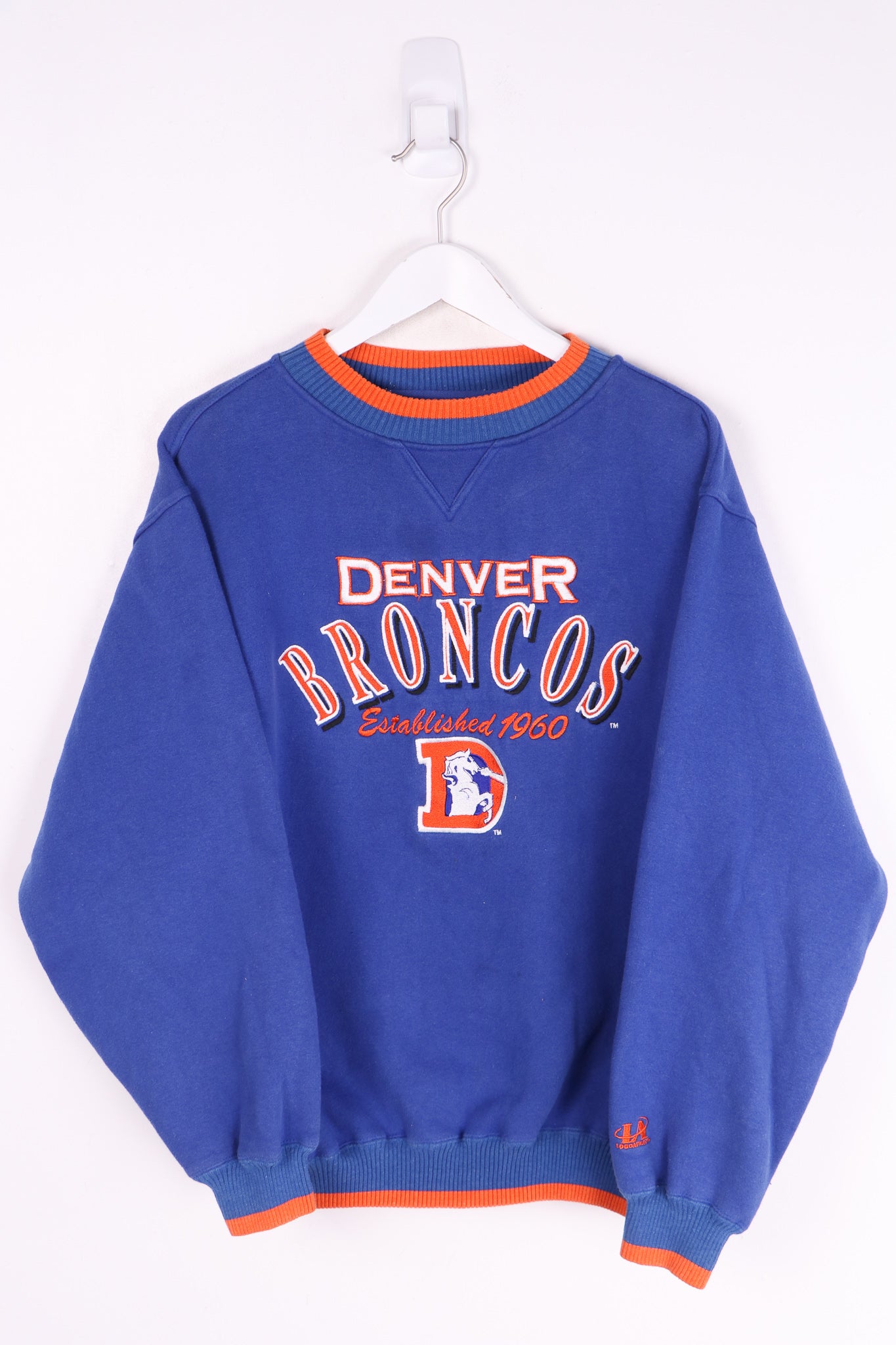 Image of Vintage NFL Broncos Embroidered Sweater XL