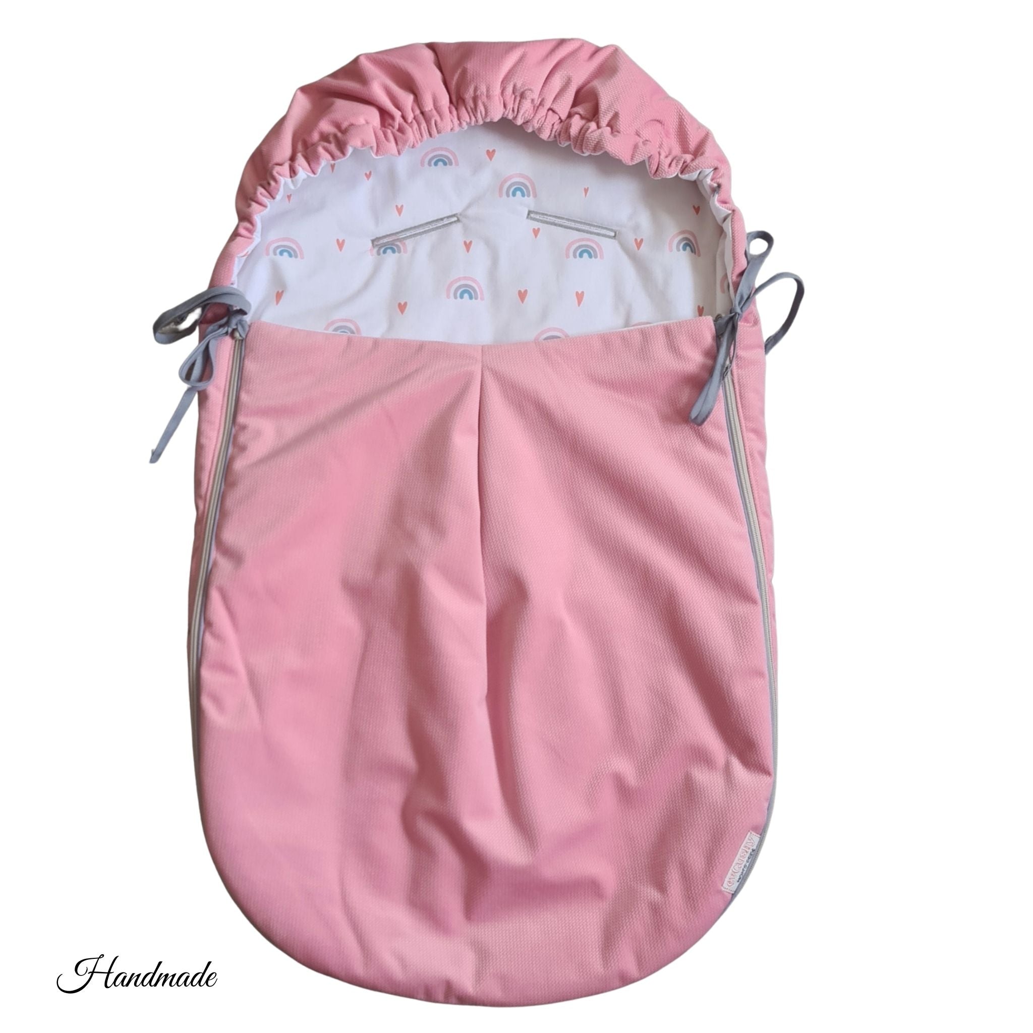 maxi cosi car seat footmuff pink