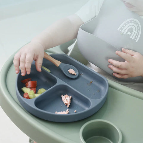 Baby Silicone 4 Pcs Feeding Set