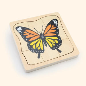 Download Goryeo Baby Wooden Butterfly Growth Cycle Layered Educational Puzzle Ikids