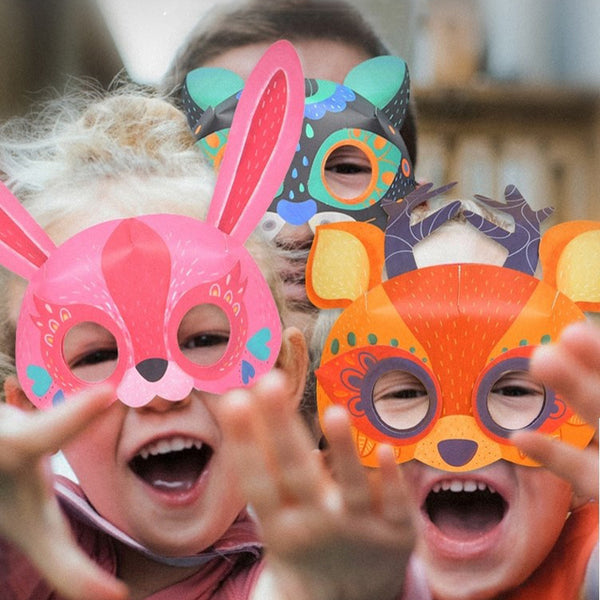 Mideer Mideer Paper Masks Party In The Forest Children Craft Toy Shop ...