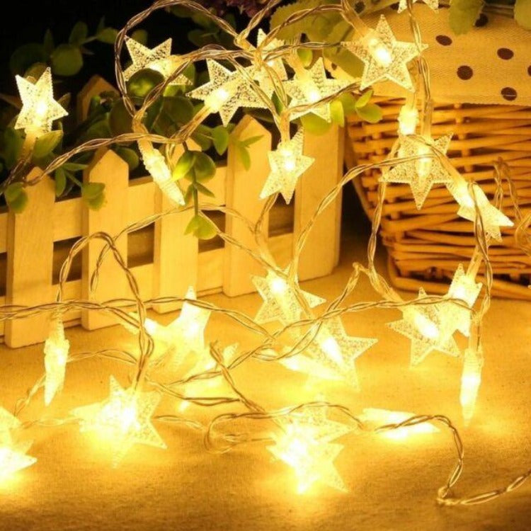 twinkle gold string lights