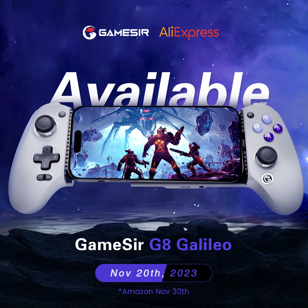 GameSir G8 Galileo Gamepad Type C Mobile Game Controller with Hall