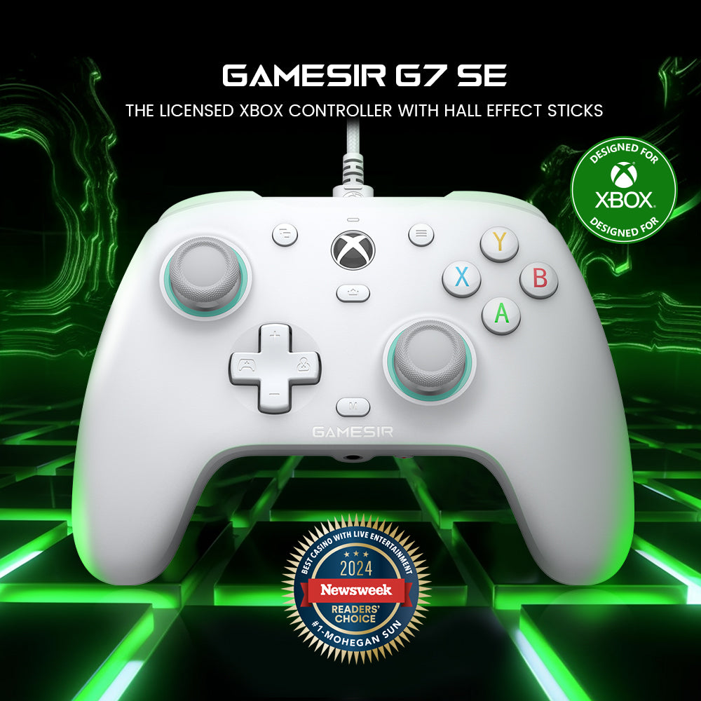 GameSir G7 SE Wired Controller with Hall Effect sticks and 1-month