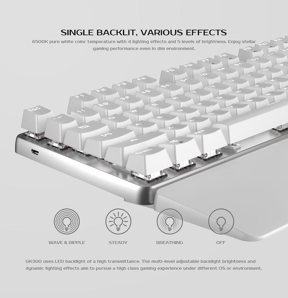 Backlit Wireless Gaming Keyboard for Windows PC