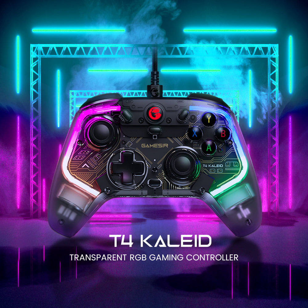 GameSir T4 Kaleid Wired Gamepad with Hall Effect for Nintendo PC