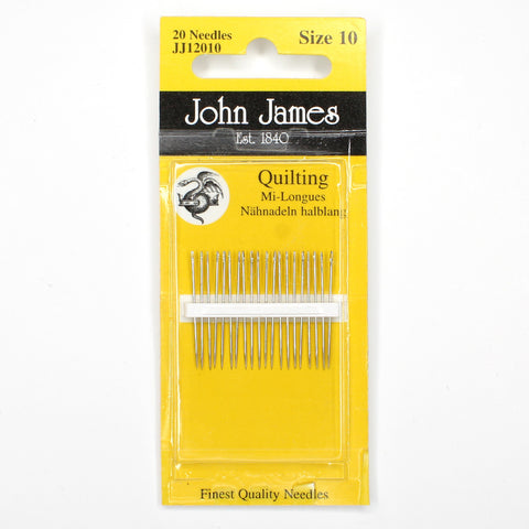 John James Quilting Needles Size 10