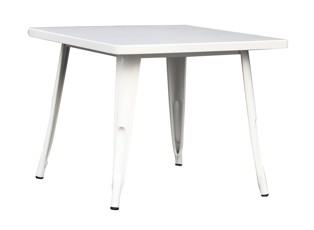 white metal kids table