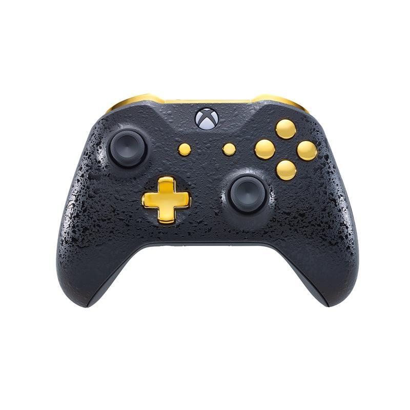 black and gold xbox controller