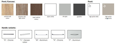 Rauch Aldono Colour Options