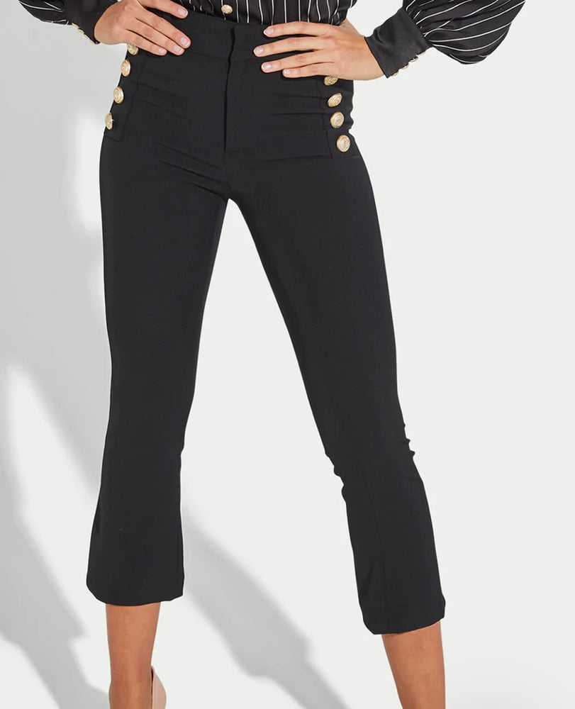 Essential Toned Up Flare Pants, Black
