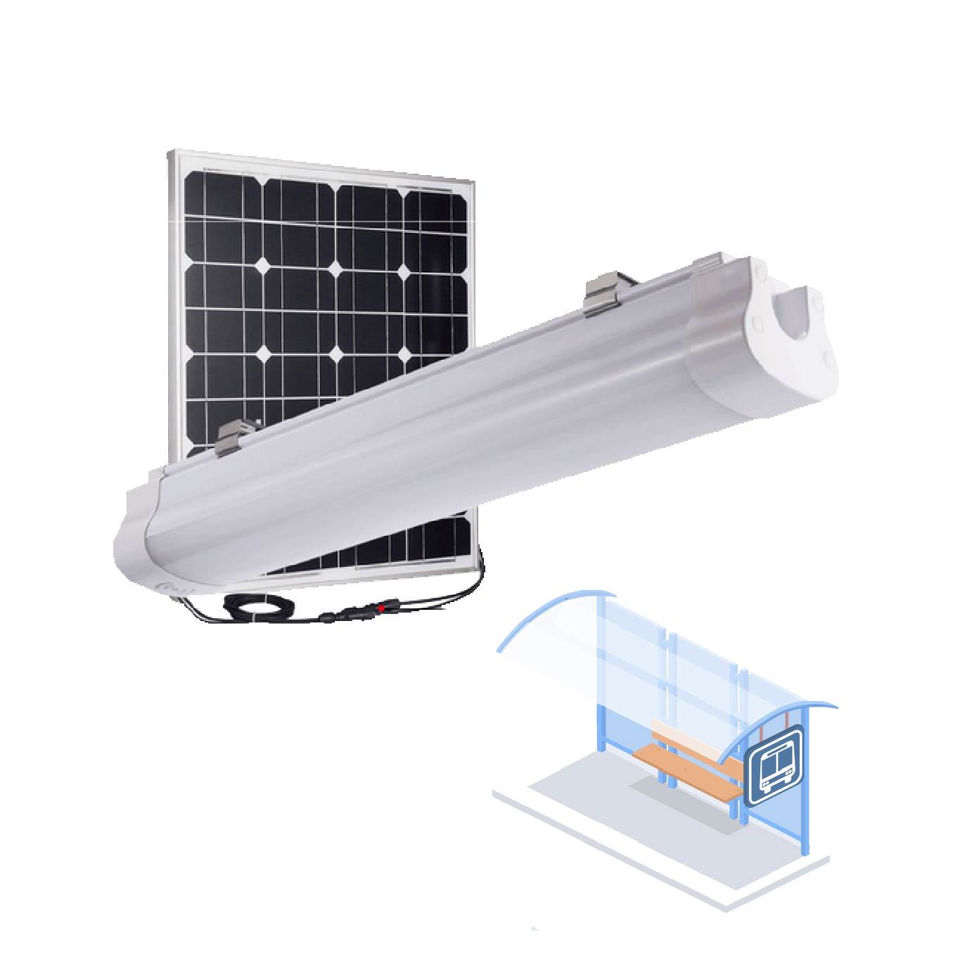 LED Solar Batten Light