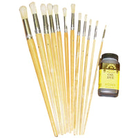 Paint Brush Set for Dyeing - Leather Craft Brushes