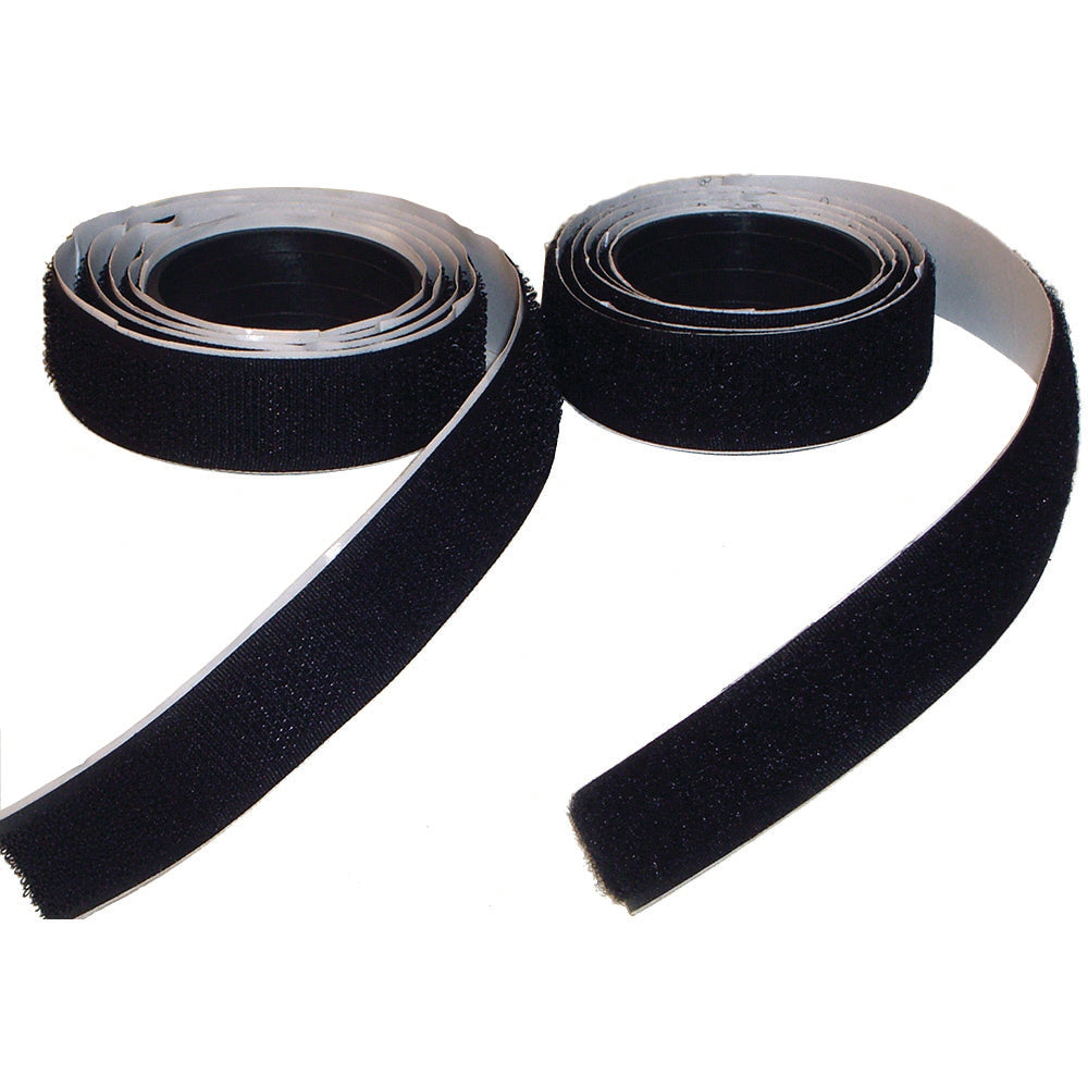 VELCRO Brand ONE_WRAP Tape 3/8 x 25 Yard Double Sided Self Gripping Roll,  189754, Black