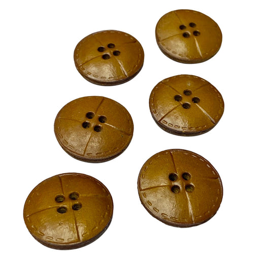 Genuine Vintage Leather Buttons 1613 - Gafforelli Srl – GAFFORELLI SRL