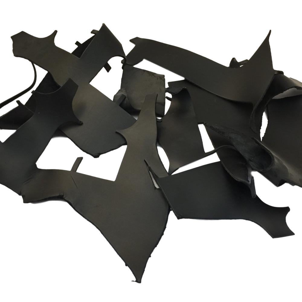 Black Smooth Cowhide Pieces | Leather Unlimited