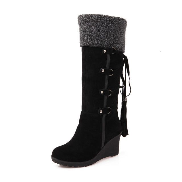 slip resistant knee high boots