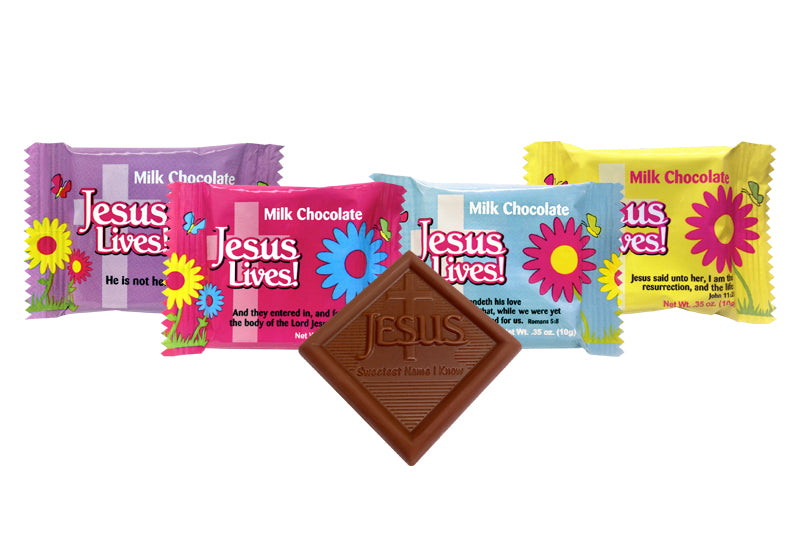 Jesus Lives! Easter Chocolate - Scripture Candy