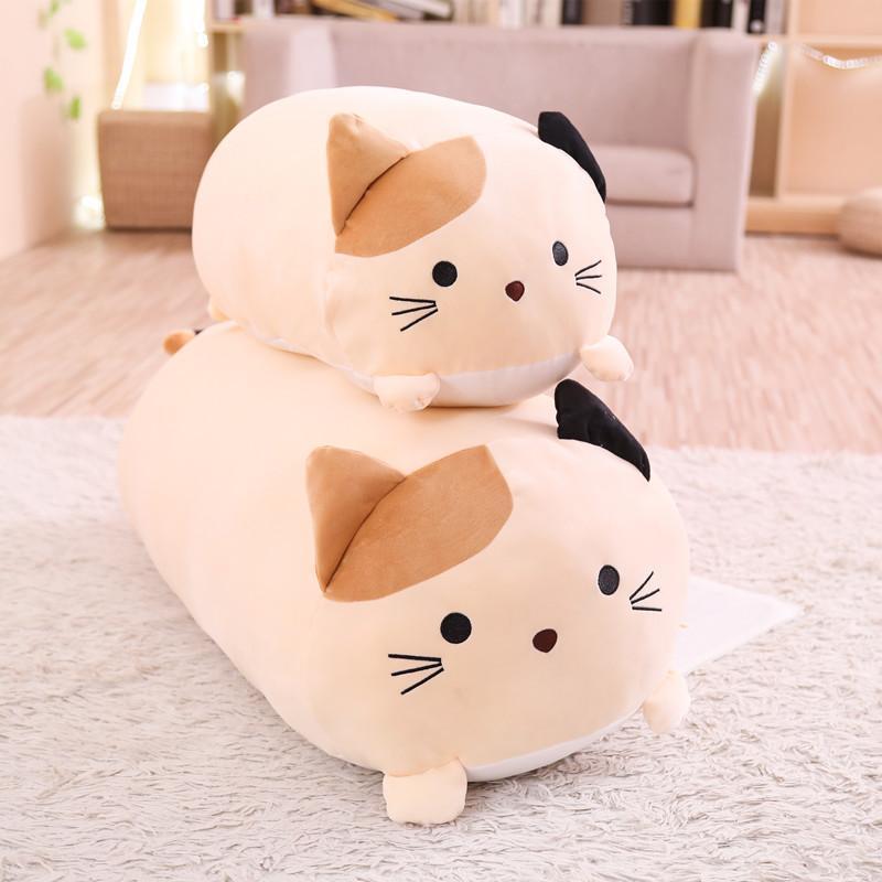 cat plush pillow