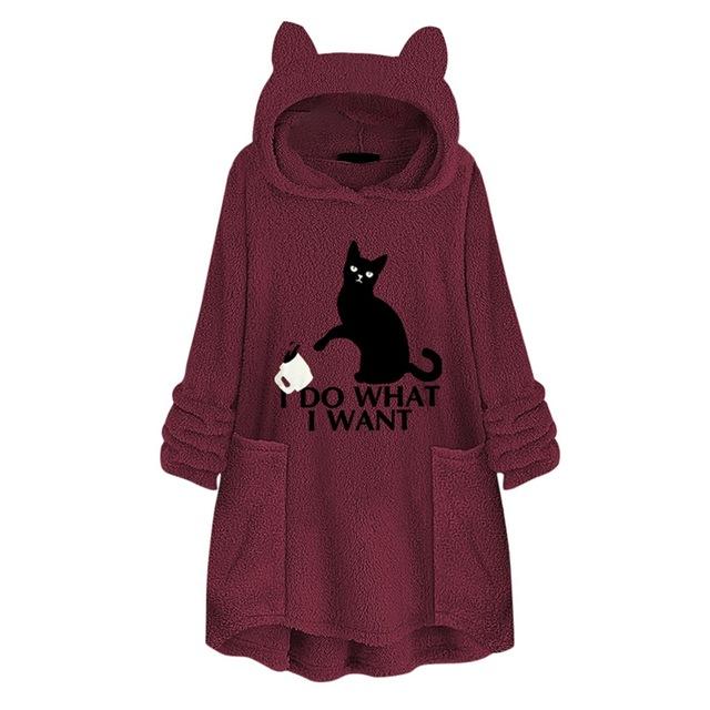 cat themed sweatshirts