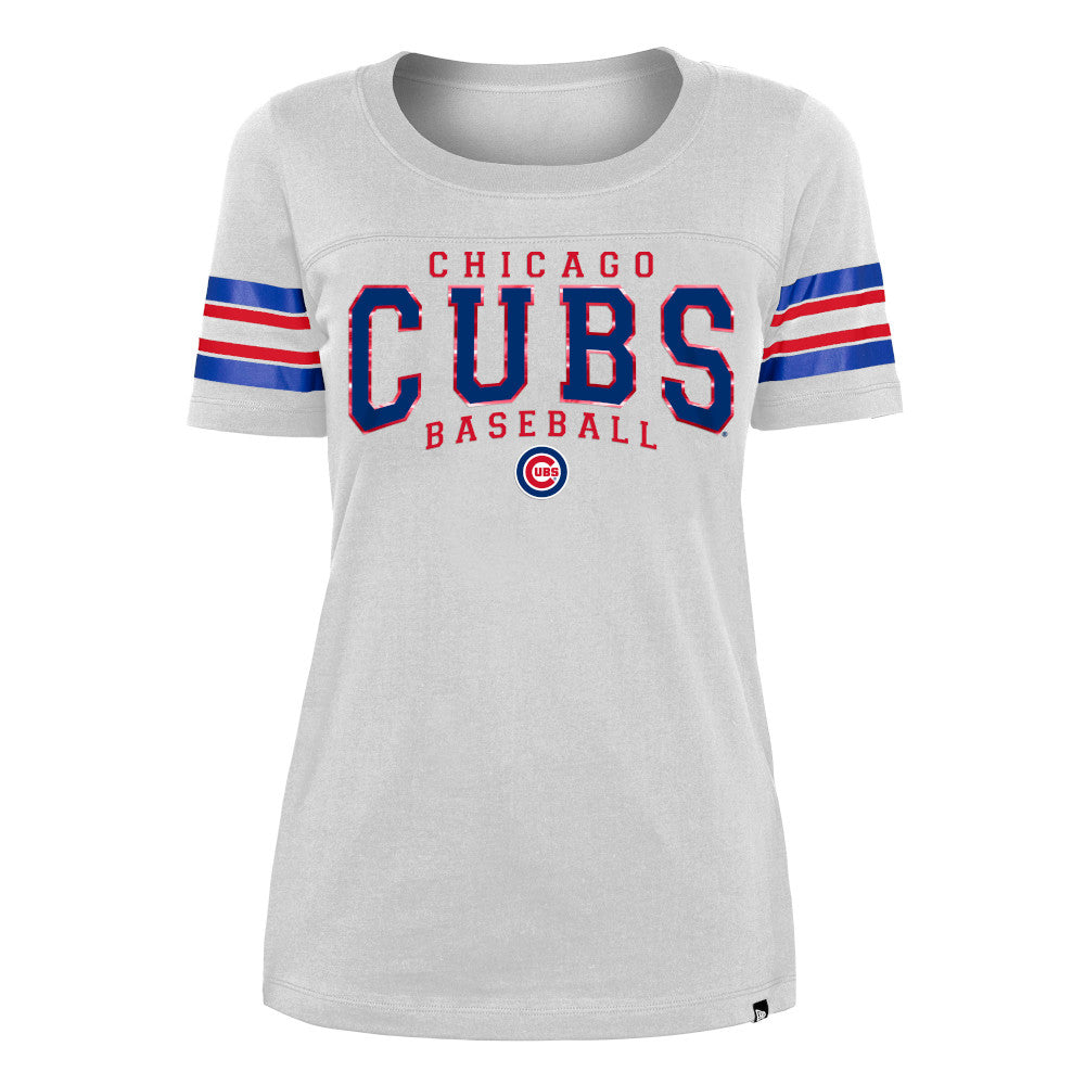 New Era Chicago Cubs Pinstripe T-Shirt