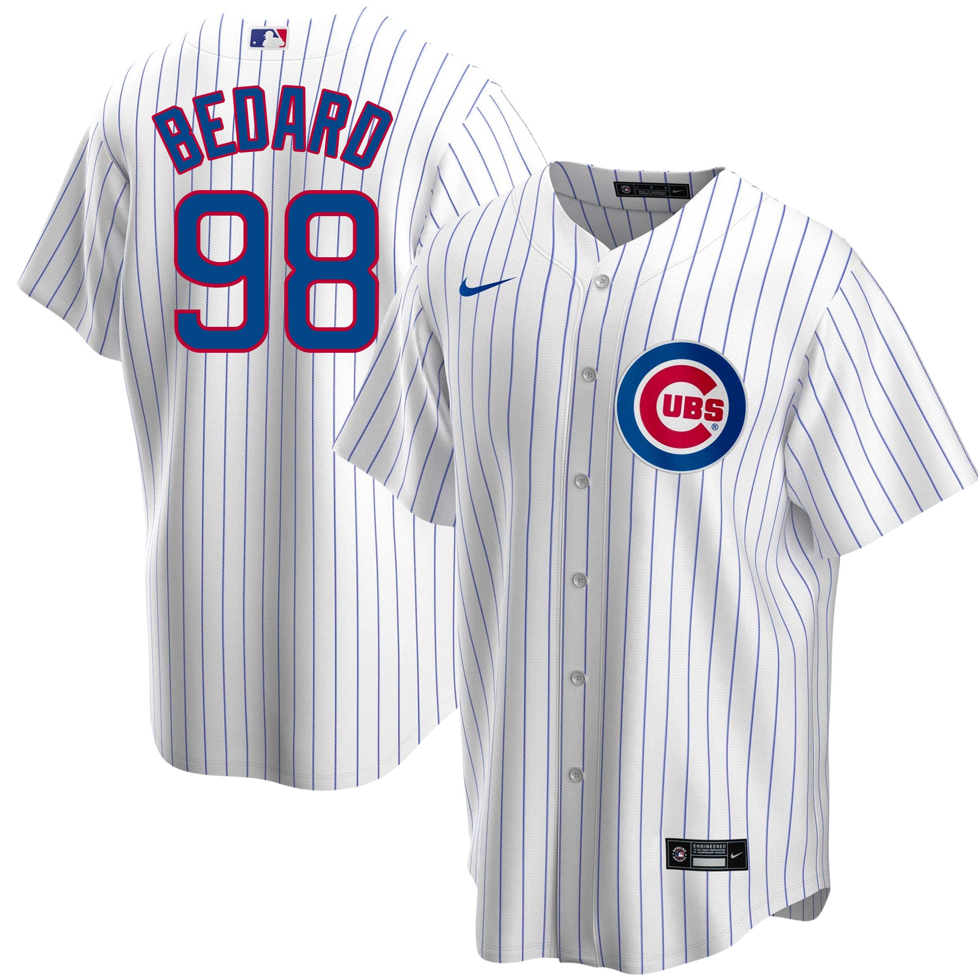 Connor Bedard Chicago Blackhawks Chicago Cubs Crossover Nike Home