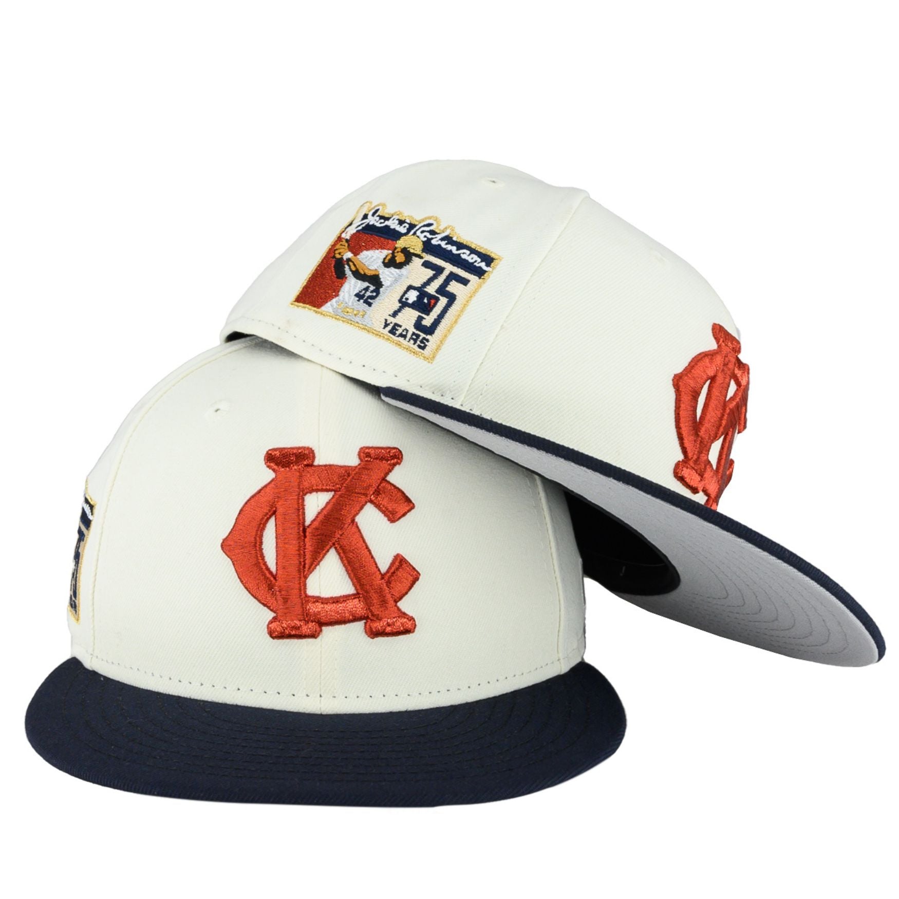 Kansas City Monarchs Hat Cap Mens 7 1/2 Jackie Robinson Negro