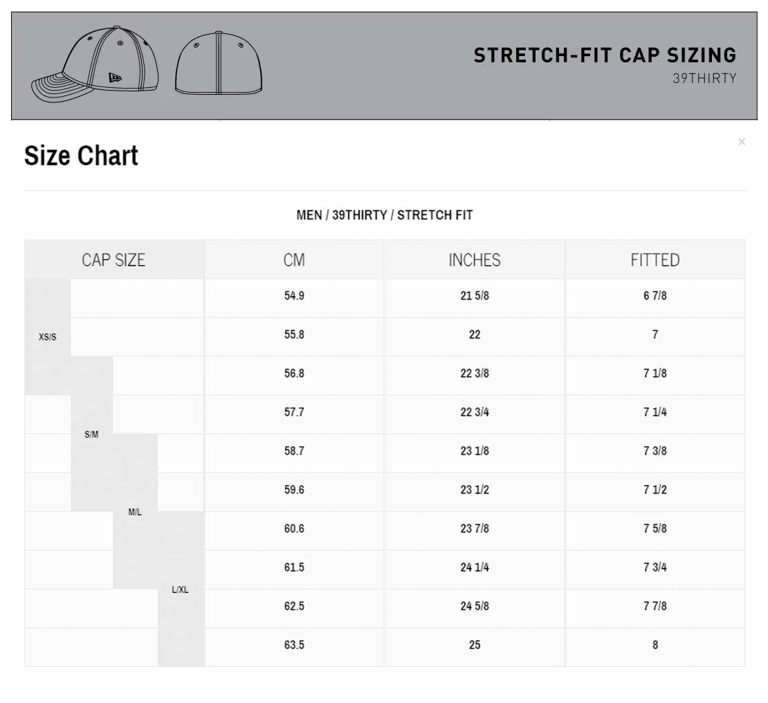 39thirty flex hat sizing