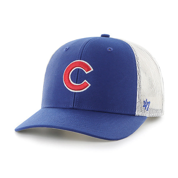 Chicago Cubs '47 White Downburst Hitch Adjustable Hat - Clark Street Sports