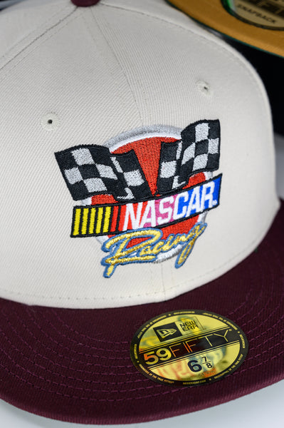 Nascar Racing Chicago Street Race Stone/Maroon New Era 59FIFTY Fitted Hat