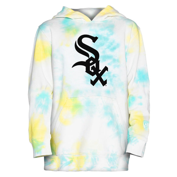 Chicago White Sox White Wash Callback Revolve Women's Hoodie