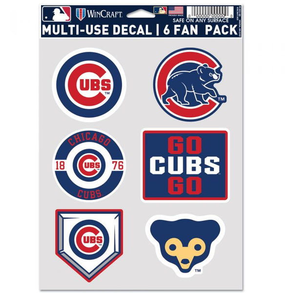  Cubs Stars Chicago Baseball Mascot Sport Car Bumper Sticker  Decal 5'' X 5'' : Sports & Outdoors