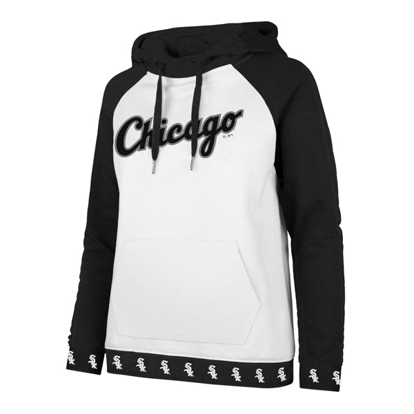 Chicago White Sox Script Logo Black Hoodie - Clark Street Sports